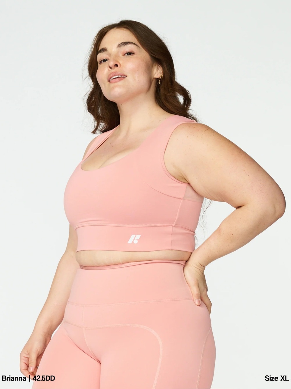 Forme Power Posture Correcting Bra Rose Pink XL